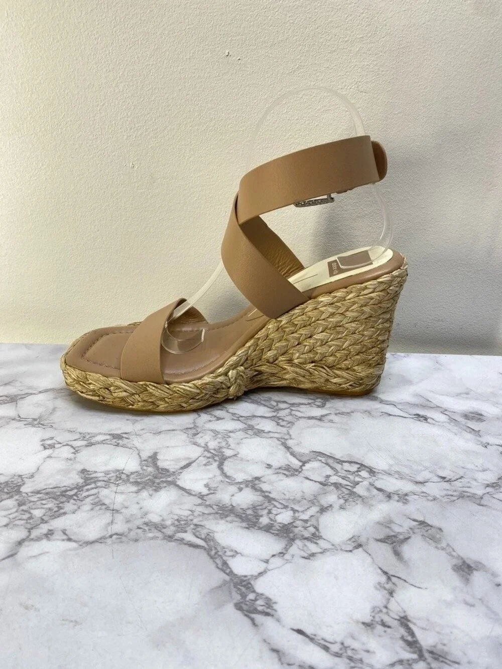 Dolce Vita Women's Tan Wrap Espadrille Wedge SZ 8
